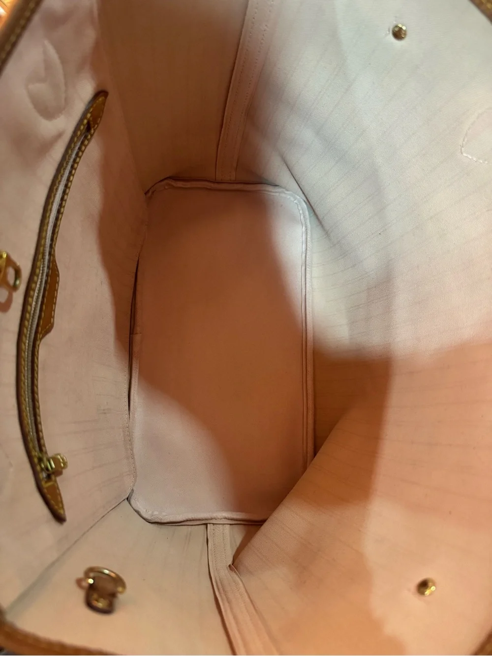 Louis Vuitton Neverfull MM Damier Azur + Rose Ballerine